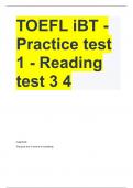 TOEFL iBT - Practice test 1 - Reading test 3 4