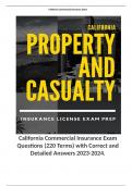 CONTAINS  Property Basics Section; Commercial Coverage Part 1: Section 2; Commercial Coverage Part 2: Section 3: Commercial Coverage Part 3: Section 4: Commercial Auto: Section: Farm, Flood, and BOP: Section 6: & Workers Compensation: