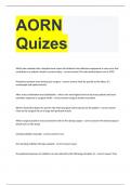 AORN Quizes