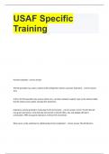 USAF Specific Training