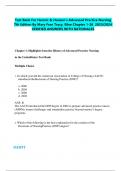 BEST ANSWERS Test Bank For Hamric & Hanson's Advanced Practice Nursing 7th Edition By Mary Fran Tracy, Eilee Chapter 1-26  2023/2024 VERIFIED ANSWERS WITH RATIONALES 