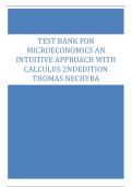 Test Bank for Microeconomics An Intuitive Approach with Calculus 2nd Edition Thomas Nechyb