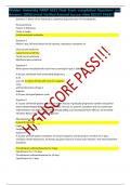 Walden University NRNP 6531 Final Exam compilation Questions and Answers 100%Correct Verified Assured Success New 2023!!! PASS!!!