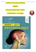 TEST BANK For Berne and Levy Physiology 8th Edition by Koeppen & Stanton, Verified Chapters 1 - 44, Complete Newest Version