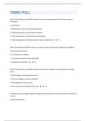 CRISC FULL 400 QUESTIONS WITH CORRECT ANSWERS