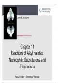 Reactions of Alkyl Halides: Nucleophilic Substitutions and Eliminations