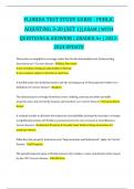 FLORIDA TEST STUDY GUIDE - PUBLIC  ADJUSTING 3-20 (SET 1)| EXAM | WITH  QUESTIONS & ANSWERS | GRADED A+ | 2023- 2024 UPDATE