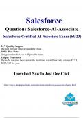 Elevate Your Skills: Pass4Sure Offers 10% Discount on Salesforce AI Associate Exam Dumps Training