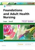 TEST BANK FOUNDATIONS AND ADULT HEALTH NURSING 8TH EDITION COOPER UPDATED TEST BANK