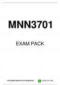 MNN3701 EXAM PACK 2023