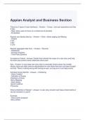 Appian Analyst and Business Section Exam Questions and Answers