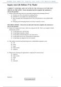 Inquiry into Life Edition 17 by Mader Version 1 1 CORRECT ANSWERS ARE LOCATED IN THE 2ND HALF OF THIS DOC. CHECK ALL THE APPLY. Choose all options that best completes the statement or answers the question.