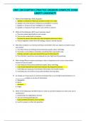 UNIV 104 CHAPTER 5 PRACTICE ANSWERS COMPLETE EXAM LIBERTY UNIVERSITY