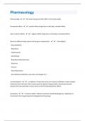 Pharmacology 235 Questions With Complete Solutions