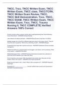 TNCC, Tncc, TNCC Written Exam, TNCC Written Exam, TNCC class, TNCC/TCRN, TNCC Written Exam Review, TNCC, TNCC Skill Demonstration, Tncc, TNCC, TNCC EXAM, TNCC Written Exam, TNCC Written Exam, Tncc, TNCC, Trauma Nursing II, TNCC COMPLETE| Verified Answers 