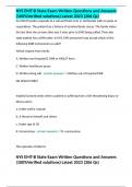 NYS EMT-B State Exam Written Questions and Answers (100%Verified solutions) Latest 2023 (206 Qs)