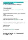 NYS EMT EXAM PRACTICE TEST #1 Questions solved (Latest 2023/24) Rated A+