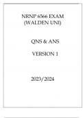 NRNP 6566 EXAM ( WALDEN UNI ) QNS & ANS 20232024.