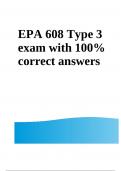 EPA 608 Type 3 exam with 100% correct answers