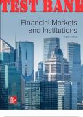 TEST BANK for Financial Markets and Institutions 8th Edition by Saunders Anthony. | All 25 Chapters 