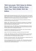 TNCC test prepA, TNCC Notes for Written Exam, TNCC Notes for Written Exam, TNCC Prep, TNCC EXAM, TNCC 8th Edition