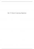 Bio 171-Exam 3 Learning Objectives/ questions and answers