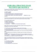 CEBS GBA 2 PRACTICE EXAM MULTIPLE QUESTIONS AND ANSWERS 100% CORRECT  RATED A.