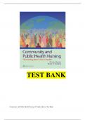 COMMUNITY AND PUBLIC HEALTH NURSING 10TH EDITION RECTOR TEST BANK