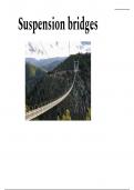 Concepts of engeneering and technologhy Suspension Bridges