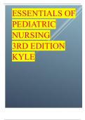 Essentials of Pediatric Nursing 3rd Edition Kyle Test Bank.pdf