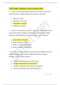 NUR1460C Module 6 Class Practice Quiz