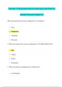 Electron Configuration Practice Questions and Answers  Already Passed | Graded A+