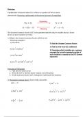 Math Notes for Grade 11 Math