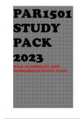 PAR1501 EXAM PACK