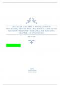 TEST BANK VARCAROLIS' FOUNDATIONS OF PSYCHIATRIC-MENTAL HEALTH NURSING A CLINICAL 9TH EDITION BY MARGARET JORDANHALTER TEST BANK CHAPTER 1-36 UPDATED 2023