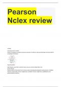 Pearson Nclex review