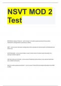 NSVT MOD 2 Test