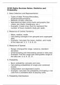 GCSE Maths Statistics