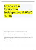 Evans Sola Scriptura-Indulgences & WWC 17-18