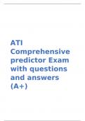 ATI COMPREHENSIVE C  EXAM 2023 Q&A