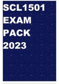 SCL1501 EXAM PACK 2023