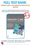 Test Bank Primary Care Interprofessional Collaborative Practice 5th, 6th Edition by Terry Mahan Buttaro