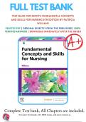 Test Bank for Fundamental Concepts and Skills for Nursing 5th, 6th Edition by Williams.