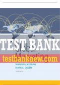 Test Bank For Global Marketing 9th Edition All Chapters - 9780134138183