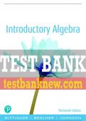 Test Bank For Introductory Algebra 13th Edition All Chapters - 9780137526703