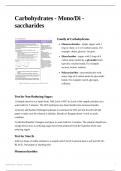 Carbohydrates - Mono/Di-Saccharides