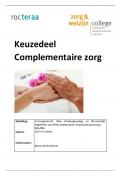 Keuzedeel complementaire zorg