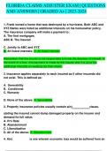 FLORIDA CLAIMS ADJUSTER EXAM | QUESTIONS AND ANSWERS | GRADED A+ | 2023-2024(Over 200 questions and answers 100% verified)