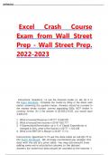 Discounted Cash Flow Model Exam Wallstreet Prep