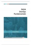 Samenvatting DASA DevOps Fundamentals student coursebook